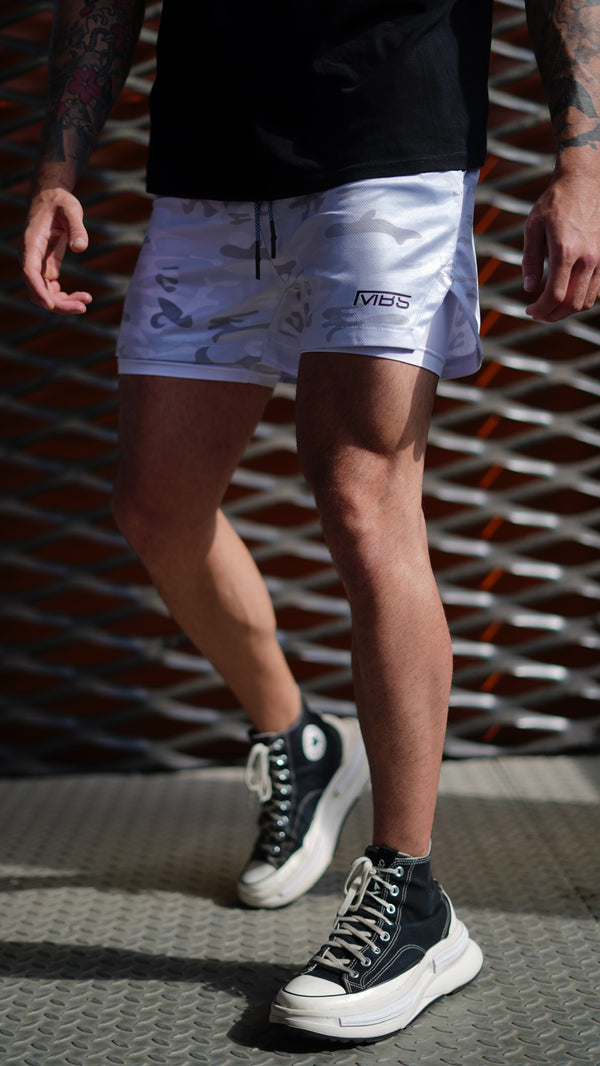 SHORTS MBS™ - WHITE CAMO