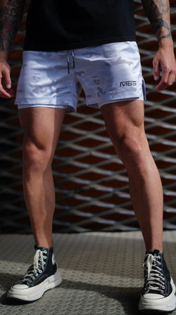 SHORTS MBS™ - WHITE CAMO